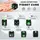 Кубик антистресс Fidget Cube (зеленый с черным)