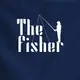 Фартук "The Fisher", Синий, английский