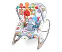 Детский шезлонг Rocker 157-1 музыкальная подвеска регулируемая спинка. Multicolor (179682)
