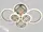 Потолочная LED-люстра с 3d эффектом, 155W 6016/2+2+2-0 LED 3color dimmerдне
