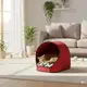 Будка для котов и собак Олимп Красный, №2 425х375х375