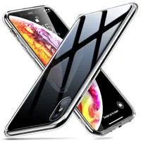Чехол ESR для iPhone XS / X Mimic Tempered Glass, Black (4894240071229)