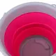 Ведро складное (круглое) Folding Bucket 10 л (случайный цвет) (7106)