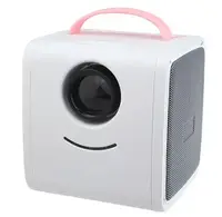Детский мини проектор SUNROZ Q2 Kids Story Projector для домашнего использования Бело-Розовый