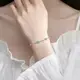 Комплект украшений женский цепочка с кулоном и браслет код 2427