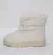 Женские бежевые дутики на затяжке беж