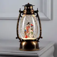 Фонарь Новогодний LED музыкальный 23 см 13342 на батарейках и USB