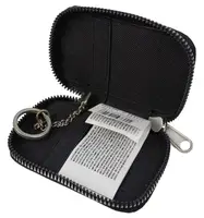 Ключниця, чохол для ключів із натуральної шкіри Luxury Key Case, чорна