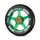 Колесо для трюкового самоката Hipe H09, 110мм, Green/Black