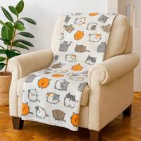 Плед флисовый Love You Веселые котики LY9107set2 150х200 см 2 шт