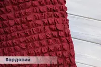 Чохол на кутовий диван Бордовий