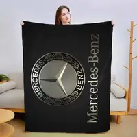 Плед 3D Mercedes-Benz Lux 13443 160х200 см