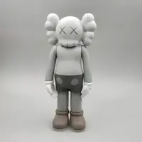 Статуетка KAWS Companion сірого кольору 18 см — дизайнерська фігурка для інтер'єру, колекційна іграшка в стилі арт-той