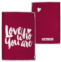 Обложка на паспорт Love who you are (ткань)