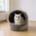 Будка для кошек Фокс серая №3 520х440х440