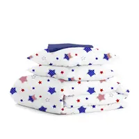 Семейный комплект на резинке STAR AMERICA DARK BLUE