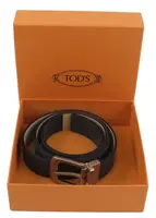 Жіночий ремінь із нубуку Tod's, Італія, антрацит