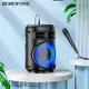 Акустика-караоке Borofone Pretty BT speaker DR15 |BT5.0, TWS, AUX/USB/TF/FM, 5W|