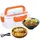 Ланч бокс із підігрівом LunСh Heater LHB-12V-Orange 1,2 л помаранчевий
