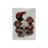Временные тату "Tattoo" JA, размер листа 11 х 18 см