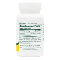 Вітаміни та мінерали Natures Plus Vitamin B12 500 mcg, 90 таблеток