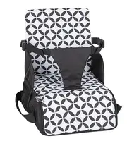 Портативний стілець для годування FreeON Fold and Go, black - white