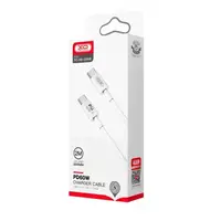 Кабель швидкого заряджання та синхронізації USB XO NB-Q190B Type-C - Type-C 2М Білий