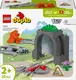 Конструктор LEGO DUPLO Железнодорожный тоннель и колеи доп. набор 20 деталей (10425)