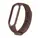 Силиконовый ремешок для фитнес-браслета Mi band M6/7/8 (Коричневый)