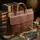Кожаный портфель для ноутбука работы и документов Vintage 14066 Коричневый