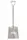 Лопата совковая MASTERTOOL из нержавеющей стали с ручкой, 255х303 мм, 970 мм (14-6275)