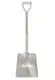 Лопата совковая MASTERTOOL из нержавеющей стали с ручкой, 255х303 мм, 970 мм (14-6275)