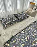 Постільна білизна євро Dushka Home Сатин 20442 200х220 см