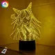 3D ночник "Ибуки Миода" (УВЕЛИЧЕННОЕ ИЗОБРАЖЕНИЕ) + пульт ДУ + сетевой адаптер + батарейки (3ААА)  3DTOYSLAMP