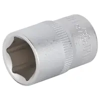 Насадка шестигранная короткая 1/2" 18мм CrV mid SIGMA (6071181)
