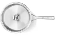 Сотейник зі скляною кришкою KitchenAid MSS СС003251-001 24 см 3.1 л сріблястий