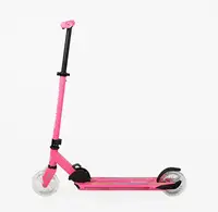 Самокат двухколесный Best Scooter L-864 складной руль алюминиевая рама PU колеса. Pink and Black (193222)