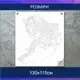 Трафарет для покраски, Леопард-6, одноразовый из самоклеящейся пленки 130 х 115 см