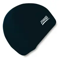 Шапочка для плавания Zoggs Silicone черная детская