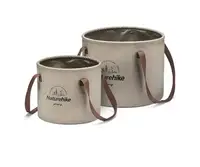 Відро складне Naturehike Round bucket PVC 10 л NH20SJ040 Light Coffee