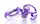 Эрекционное вибро кольцо BOSS Rabbit Vibro Cock Ring Purple