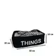 Сумка хлопковая ORGANIZE  для вещей 30х20х10 см THINGS (черный)