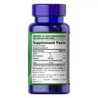Вітаміни та мінерали Puritan's Pride Magnesium Chelated 400 mg, 100 каплет