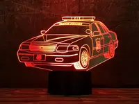 Детский ночник - светильник " Автомобиль 30 " 3DTOYSLAMP