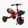 Детский велосипед 3-х колесный BS 105 BestTrike украинская озвучка музыкальная колонка. Red and black (168746)