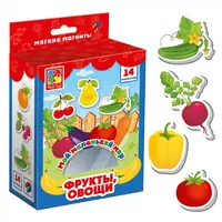 Гра для малят "Овочі, фрукти" VT3106-03 на магнітах