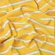 Ткань трикотаж Stripe Spring банан/сірий, Смуга