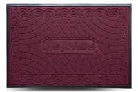 Коврик придверный Dariana MX D-5218 80х120 см бордовый