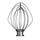 Насадка-венчик для чаши KitchenAid 5KSMBL6W серая