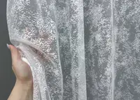 Тюль жакард мармур, колекція "Cale". Колір білий. Код 1552т